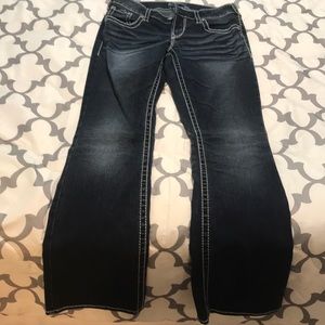 Aiko bootcut silver jeans